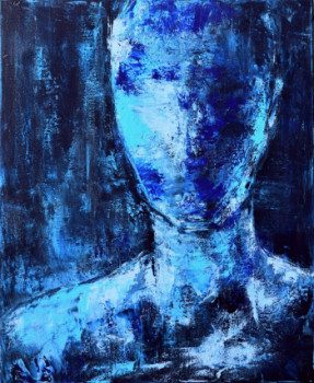 Named contemporary work « Mon nom est Bleu », Made by HéLèNE ZENATTI