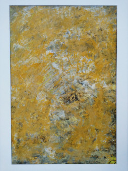 Named contemporary work « Jaune pierre », Made by GRUBERT