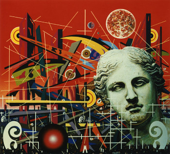 Named contemporary work « Quo Vadis 1990 », Made by PASCAL CHAUVEAU
