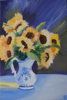 Named contemporary work « "Les Tournesols" », Made by BOUTIN
