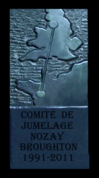 Named contemporary work « jumelage 2 », Made by CHOPIN