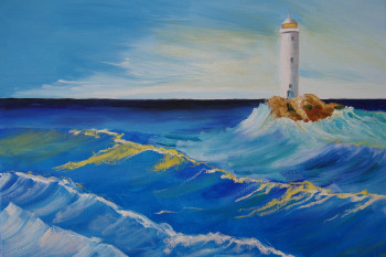 Named contemporary work « Le Phare », Made by BOUTIN