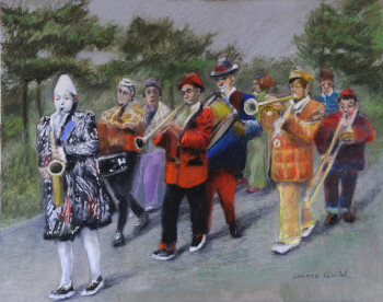 Contemporary work named « Fanfare », Created by CORINNE QUIBEL