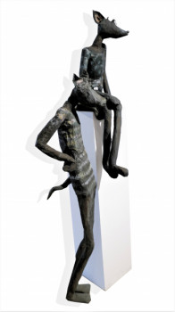 Named contemporary work « charalou », Made by MARIE HéLèNE ROGER