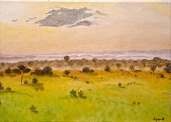 Named contemporary work « Savane », Made by MARIANNE LYNCH