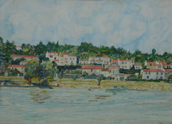 Named contemporary work « La Patache (La Loire) », Made by AFFIF CHERFAOUI
