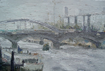 Named contemporary work « 8 Le pont d'Austerlitz », Made by CHRISTIAN RENARD