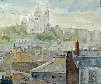 Named contemporary work « 24  De Beaubourg à Montmartre », Made by CHRISTIAN RENARD