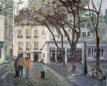 Named contemporary work « 62 Flanerie. Place du marché St Catherine », Made by CHRISTIAN RENARD