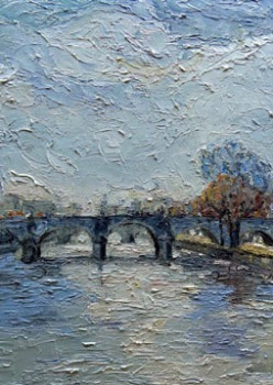 Named contemporary work « 66 Pont Marie », Made by CHRISTIAN RENARD