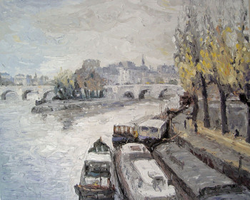 Named contemporary work « 80 Ile de la cité », Made by CHRISTIAN RENARD