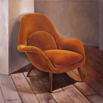 Named contemporary work « Intérieur N° 57 », Made by PATRICE LANNOY