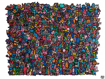 Named contemporary work « photo de classe », Made by FROB