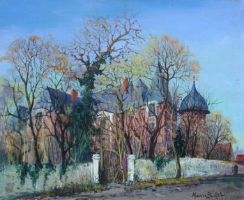 Named contemporary work « La vieille demeure », Made by MAURICE BUFFET