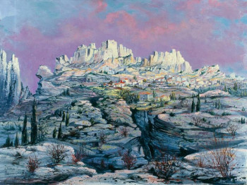 Named contemporary work « Les baux au crépuscule », Made by MAURICE BUFFET