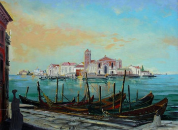 Named contemporary work « Chioggia 2 », Made by MAURICE BUFFET