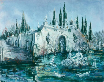 Named contemporary work « L'embarcadère aux nymphes », Made by MAURICE BUFFET