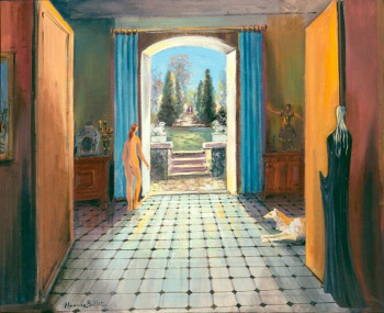 Named contemporary work « Intérieur au chien », Made by MAURICE BUFFET