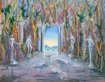 Named contemporary work « Le parc aux statues », Made by MAURICE BUFFET