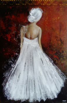 Named contemporary work « TATIANA », Made by MIREILLE MAURY