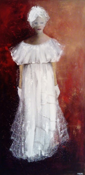 Named contemporary work « GABRIELLE 2 », Made by MIREILLE MAURY