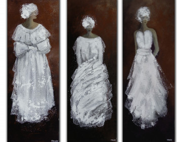 Named contemporary work « VIOLETTE   CAPUCINE   ROSE  », Made by MIREILLE MAURY