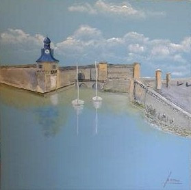 Named contemporary work « Concarneau », Made by BERNARD CAHUE