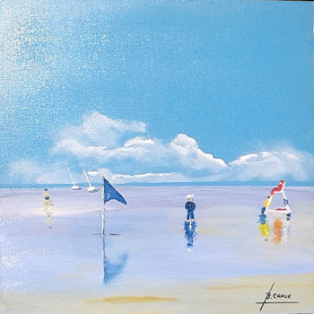 Named contemporary work « Reflets de plage », Made by BERNARD CAHUE