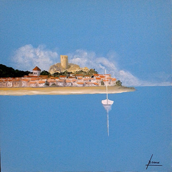 Named contemporary work « Gruissan », Made by BERNARD CAHUE