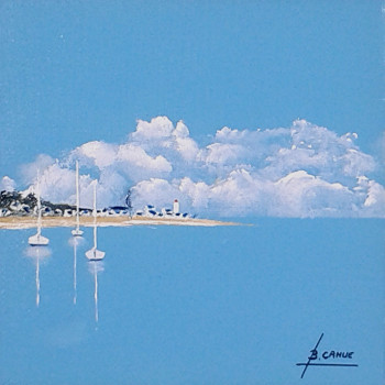 Named contemporary work « Saint Briac sur mer  », Made by BERNARD CAHUE