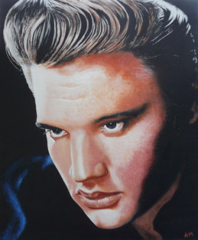 Named contemporary work « Elvis », Made by ALAIN MAILLOT