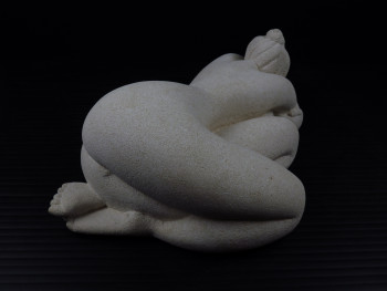 Named contemporary work « Claiko 5 », Made by MARC MAUZAT
