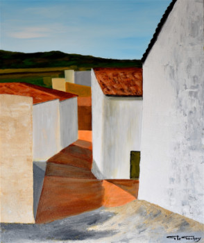 Named contemporary work « Oliva-Espagne », Made by LE GOUBEY