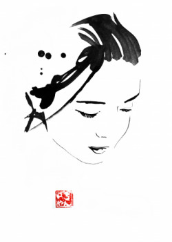 Named contemporary work « geisha », Made by PECHANE SUMIE
