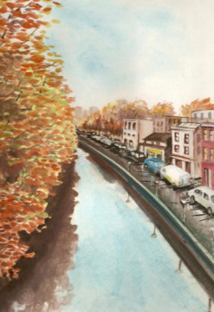 Named contemporary work « canal,parc Vauban,Lille », Made by MANSOURI