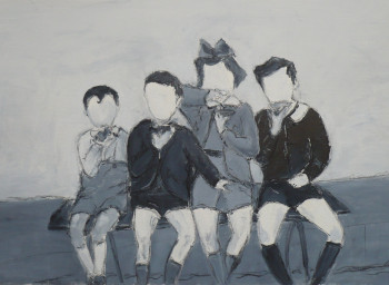 Named contemporary work « le goûter 2 », Made by CLéMENTINE LUBIN