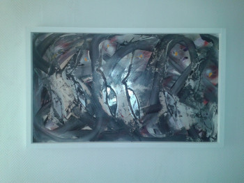 Named contemporary work « les gens qui crient », Made by JIMGOART