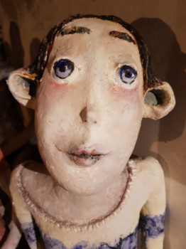 Named contemporary work « personnage », Made by MARIE HéLèNE ROGER