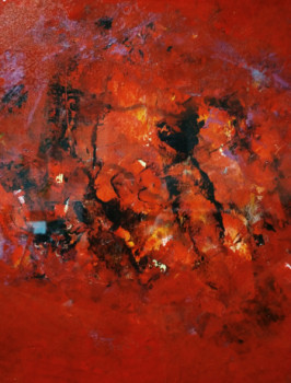 Named contemporary work « Incandescence », Made by GRUBERT