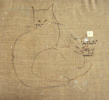 Contemporary work named « Les chats », Created by DELALEUF