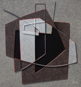 Named contemporary work « Ombres et lumières  2017.03  », Made by JEAN CLAUDE MAUREL