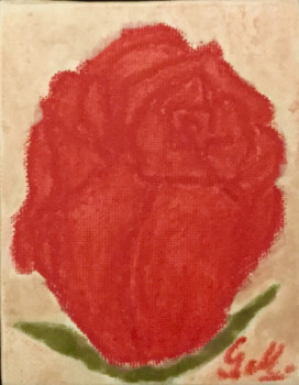 Named contemporary work « "Roses pour la vie " 2 », Made by GRATIELA LIONTE