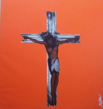 Named contemporary work « Jesus », Made by JINLEE