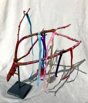 Named contemporary work « Ruban », Made by ANNE LISE RELLET
