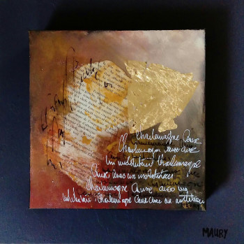 Named contemporary work « PAGE ECRITURE 1 », Made by MIREILLE MAURY