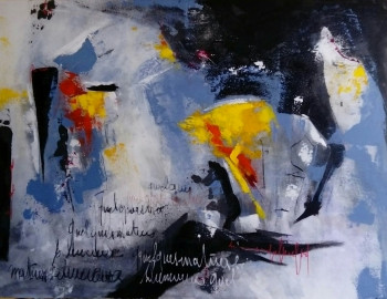 Named contemporary work « quelques matins silencieux », Made by MIREILLE MAURY