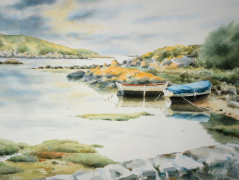 Named contemporary work « Le Pont ( Îles Chausey ) », Made by VAL.H