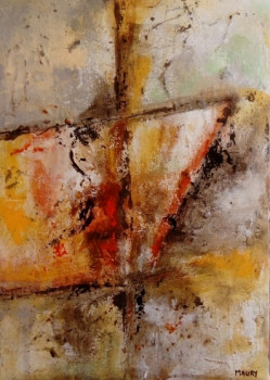 Named contemporary work « RUPESTRE 2 », Made by MIREILLE MAURY