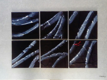 Named contemporary work « MELANGE 2 », Made by MIREILLE MAURY