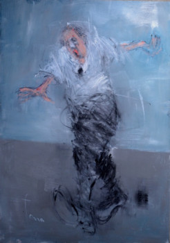 Named contemporary work « L'homme préssé », Made by BéATRICE TERRA